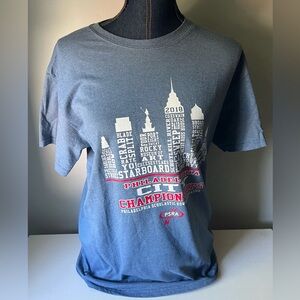 Philadelphia City Championships PSRA Blue T-shirt Medium